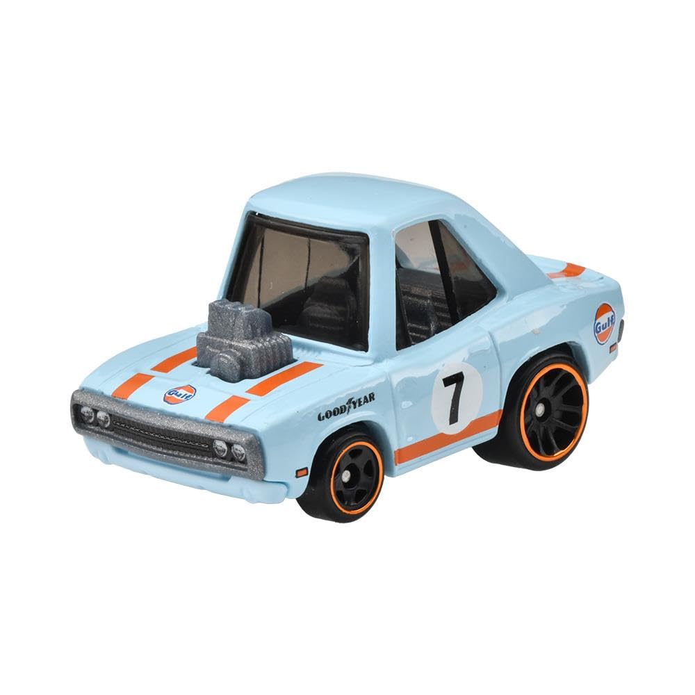 レア ブルー スカイ クレイワークス ハウス オブ ラブ 2003年 Hot Wheels Silver Series Tooned Gulf Racing - 70 Dodge Charger